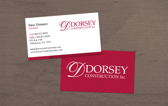 Dorsey Construction Business Cards