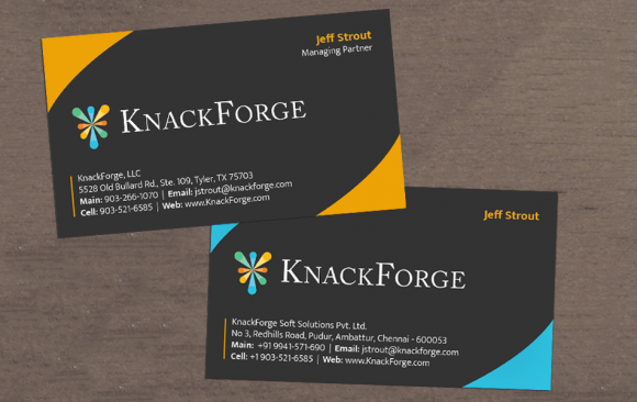 KnackForge Business Cards