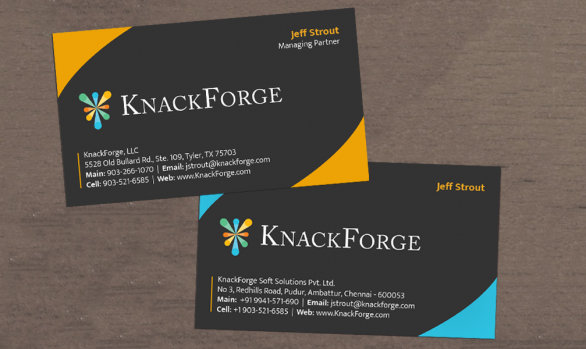 KnackForge Business Cards
